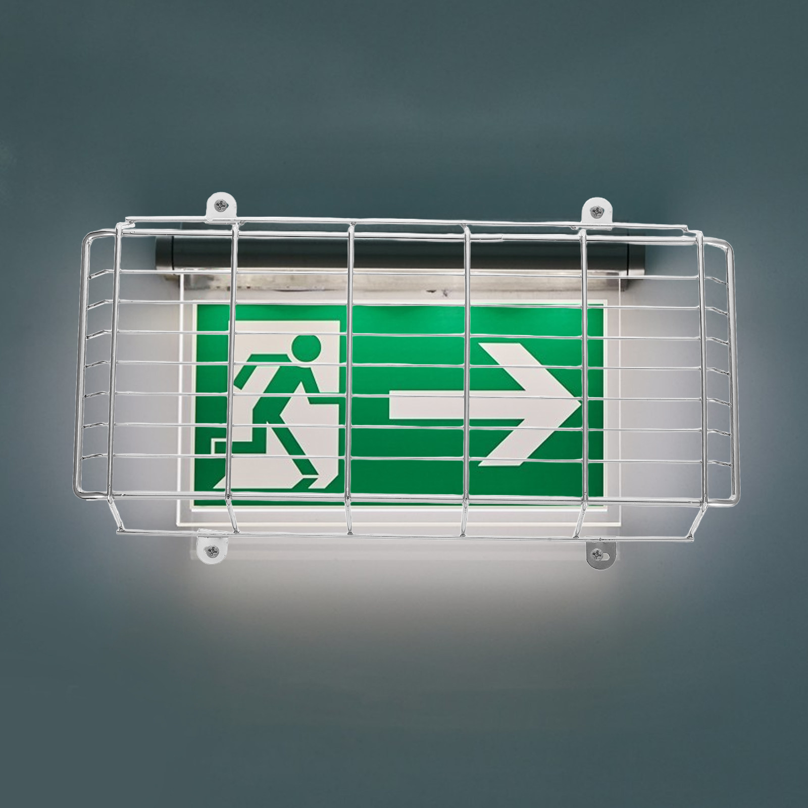 1 مجموعة لافتة خروج مثبتة على  - مراجعة Emergency Exit Sign وسعره