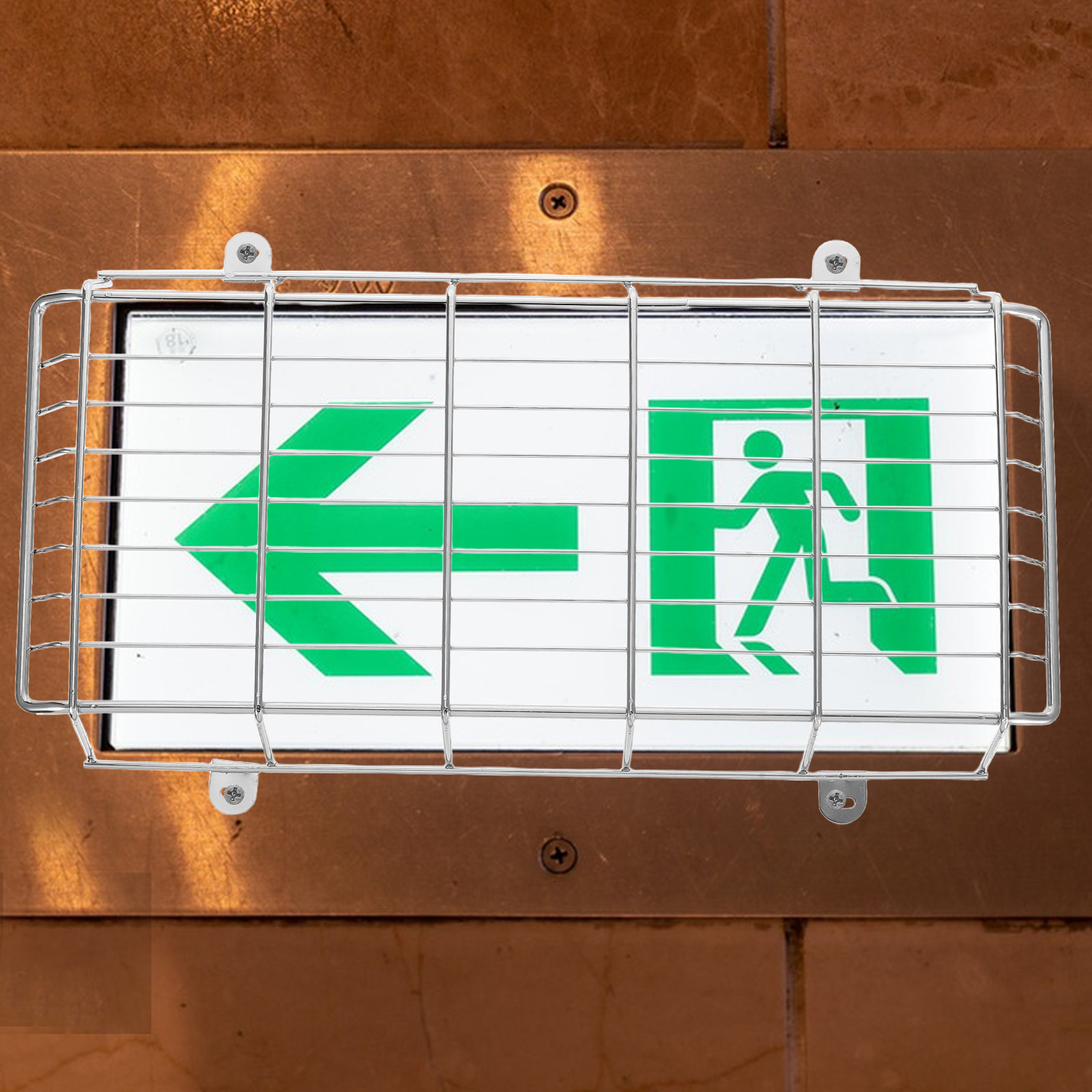 1 مجموعة لافتة خروج مثبتة على  - مراجعة Emergency Exit Sign وسعره