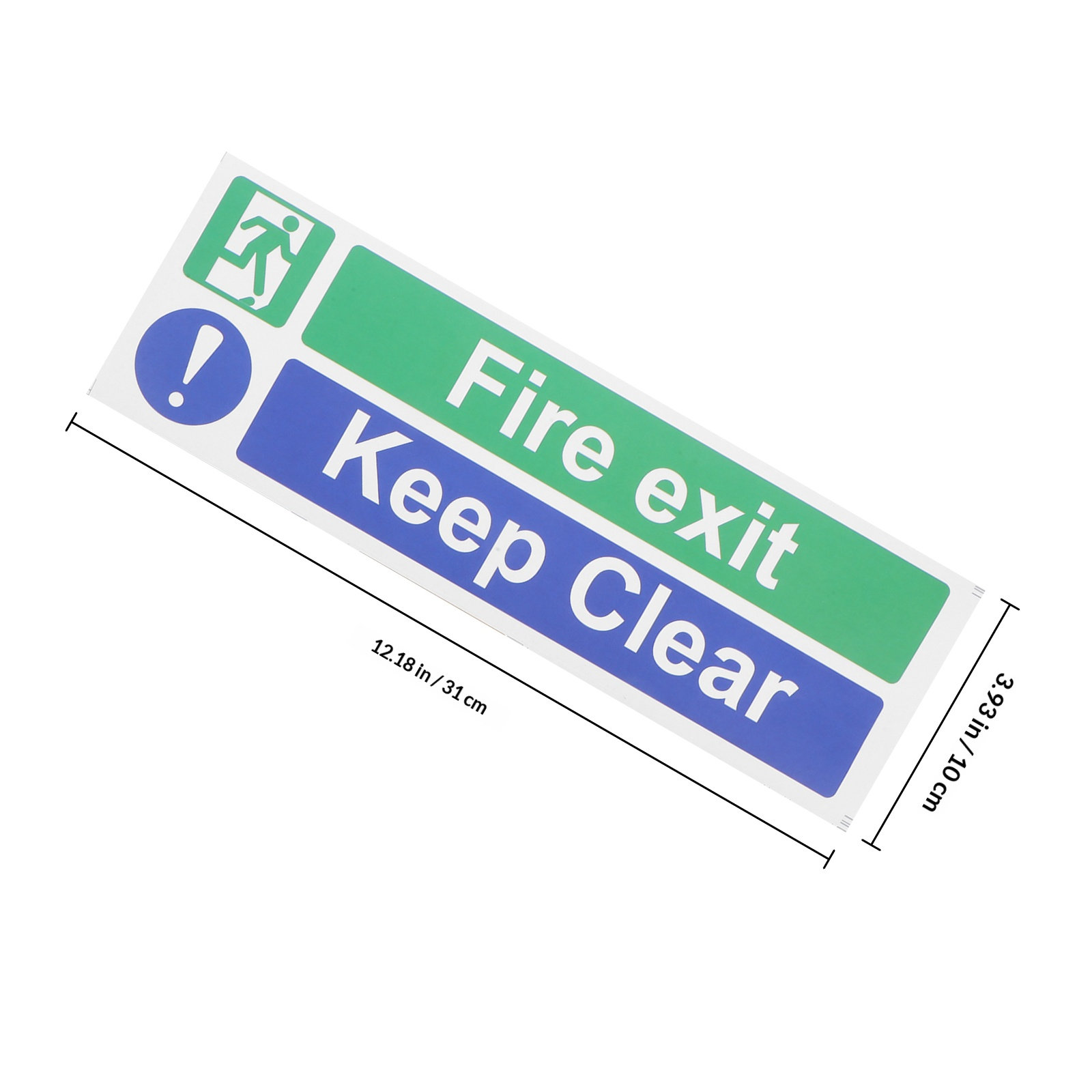 5 قطع من ملصقات السلامة الخاصة - مراجعة Emergency Exit Sign وسعره