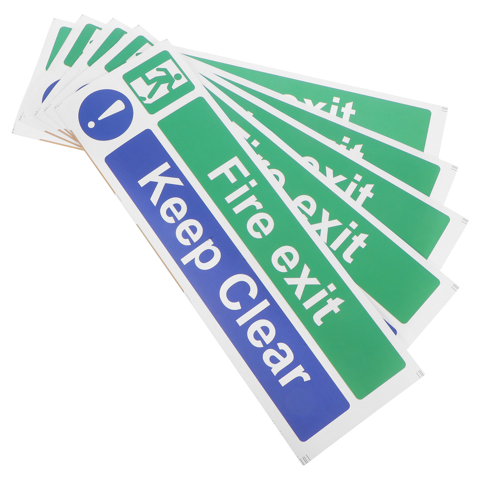 5 قطع من ملصقات السلامة الخاصة - مراجعة Emergency Exit Sign وسعره